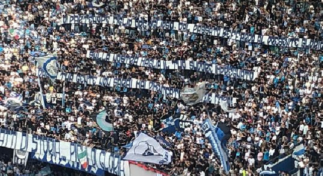 Napoli-Sampdoria - Striscione della Curva A per Fabio Quagliarella | FOTO