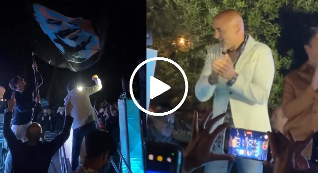 Spalletti scatenato a La Rimessa: canta e balla sulle note di Napoli! | VIDEO