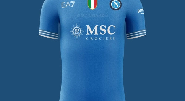 Nuova maglia SSC Napoli, ecco come potrebbe essere: possibile anticipazione | FOTO