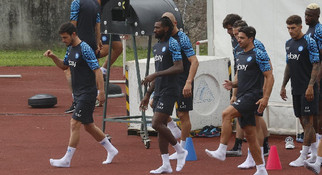 Allenamento Napoli Dimaro