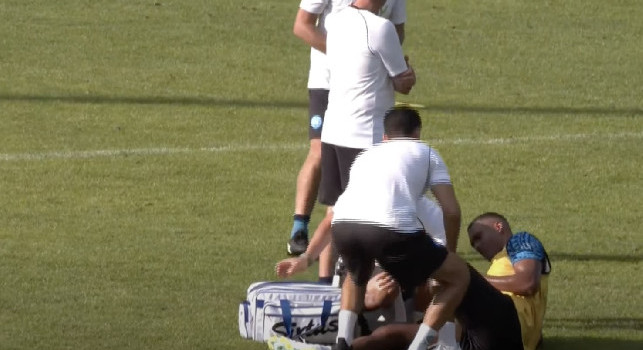 Juan Jesus lascia anzitempo l'allenamento: infortunio all'inguine per il difensore | FOTO CN24