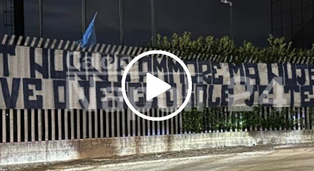 Striscione Napoli