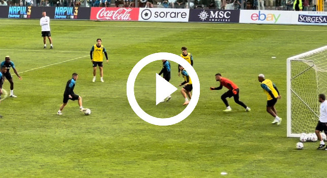 Demme goleador, tripletta in partitella: il tedesco si traveste da Osimhen | VIDEO CN24