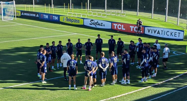 I figli di Anguissa e Juan Jesus a Coverciano insieme alla scuola calcio Petrarca