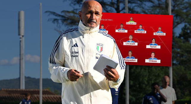 Macedonia del Nord-Italia, la prima formazione di Spalletti: Politano-Raspadori nel 4-3-3 | GRAFICO SKY