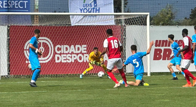 Youth League, Braga-Napoli 1-0 (9' Noro): Turi on fire! Sconfitta per gli azzurrini all'esordio: la classifica