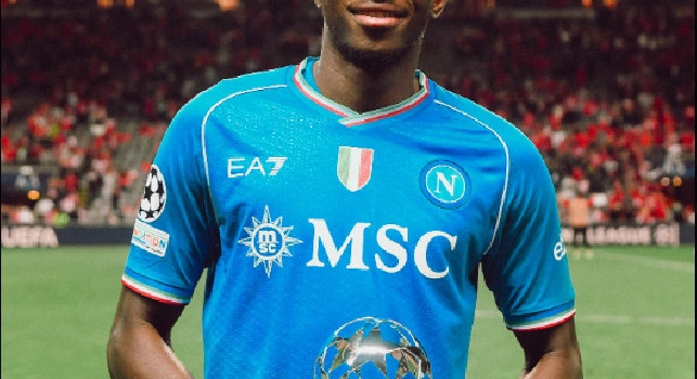 Braga-Napoli 1-2, Osimhen MVP per la UEFA: il Napoli celebra il nigeriano