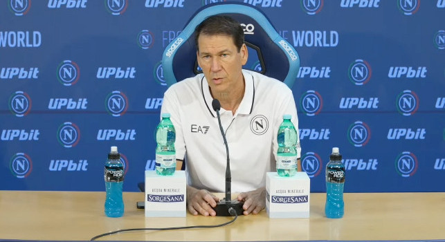 Rudi Garcia in conferenza stampa