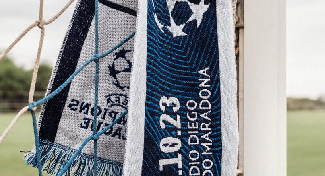 Napoli Real Madrid sciarpa