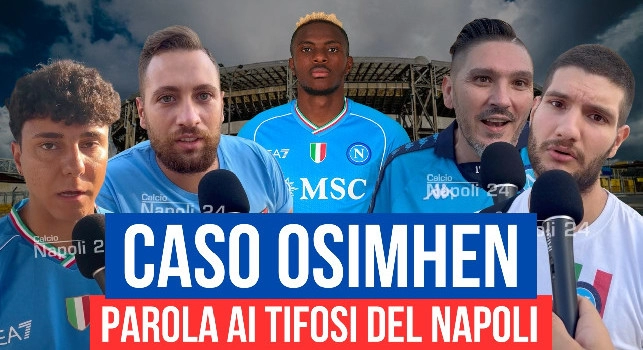 Caso Osimhen: lo sfogo dei tifosi al Maradona prima di Napoli-Udinese | VIDEO CN24