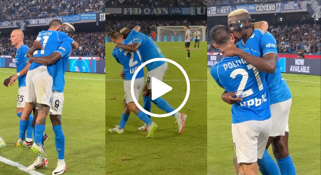 Napoli-Udinese: il gesto di Politano per Osimhen e quella frase sussurrata | VIDEO
