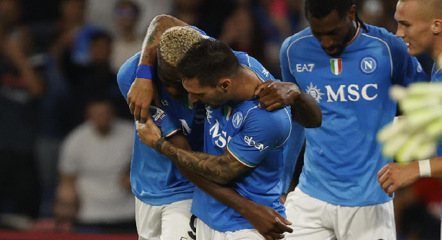 Lecce-Napoli 0-4: Politano segna su calcio di rigore