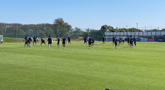 Allenamento Napoli