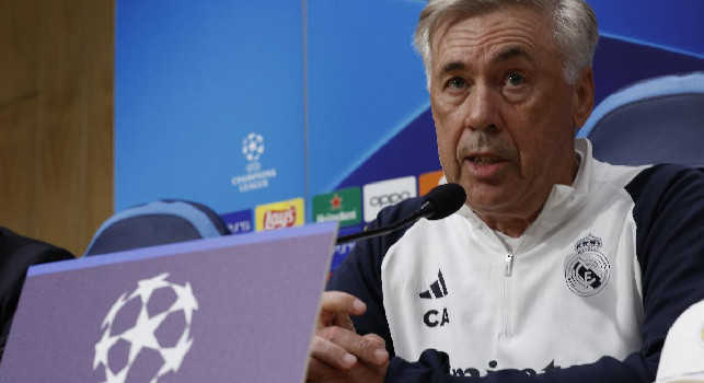 Napoli-Real Madrid: Ancelotti in conferenza stampa