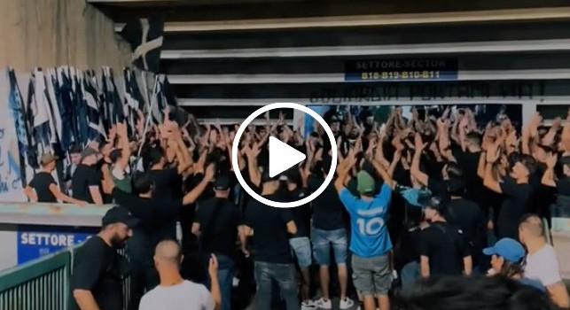 Nuovo coro Curva B in Napoli-Real: Questa non è Ibiza! | VIDEO