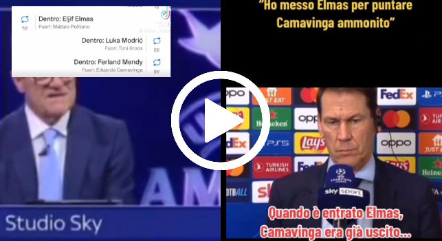 Napoli-Real Madrid, Garcia non si era accorto dell'uscita di Camavinga? Clamoroso sospetto | VIDEO