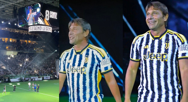 Conte accostato al Napoli, intanto è a Torino con la maglia della Juventus: ecco dove | FOTO