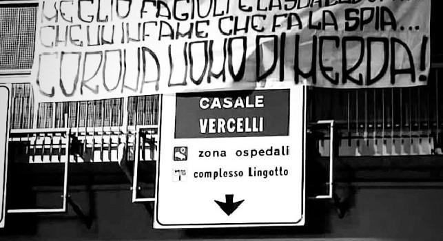 Striscione Juve