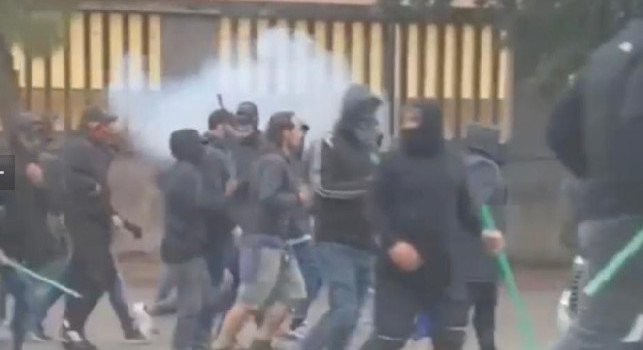 Ultras Napoli a Verona
