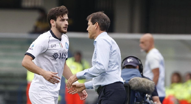 Rudi Garcia sull'esultanza di Kvaratskhelia: La freccia? L'importante è che non la prenda io