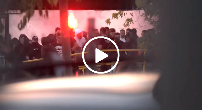 Guerriglia dopo la gara, scontri Verona-Napoli fuori al Bentegodi | VIDEO