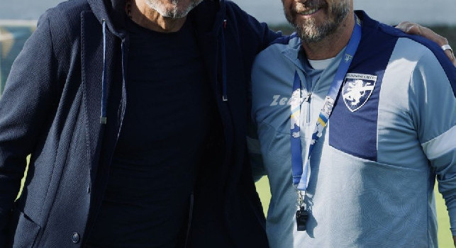 Spalletti in visita al Frosinone, il ct ospite di mister Di Francesco| FOTO