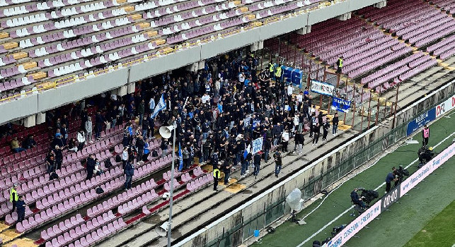 Salernitana-Napoli - Circa 400 tifosi azzurri presenti all'Arechi | FOTO