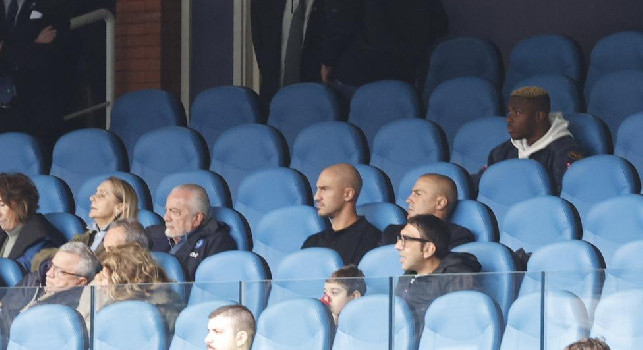Il Napoli affonda, in tribuna Osimhen e Cannavaro al fianco di De Laurentiis: le emozioni di Napoli-Empoli 0-1 | FOTOGALLERY CN24