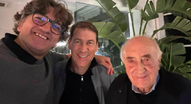 Garcia ha incontrato l'ex presidente 'Da Cicciotto': ha fatto gli auguri all'allenatore
