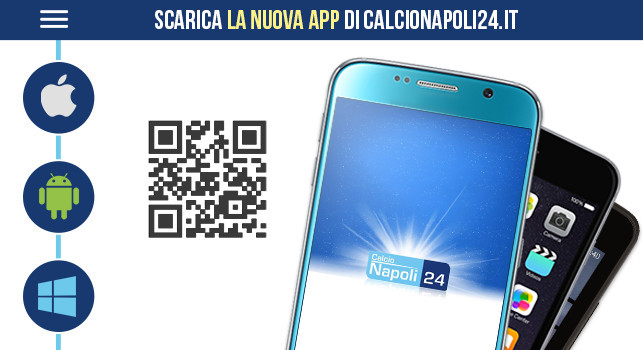 Scarica la nuova App di CalcioNapoli24 per iOs, Android e Huawei