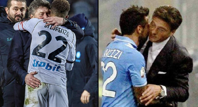 Di Lorenzo come Lavezzi, lo scatto con Mazzarri impazza sui social | FOTO
