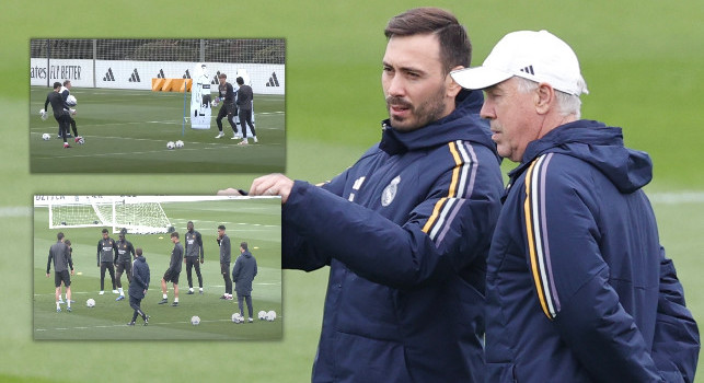 Real Madrid-Napoli, la rifinitura di Ancelotti: out anche Modric! | FOTO & VIDEO CN24