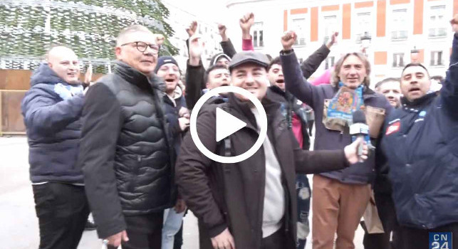 Tifosi napoletani a Madrid