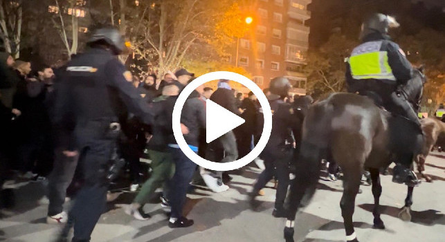 Corteo Ultras Napoli al Bernabeu: atmosfera da brividi prima del Real! | VIDEO