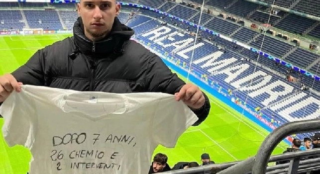 Dalla lotta contro il tumore al Santiago Bernabeu, Simone Galiero ha coronato il suo sogno