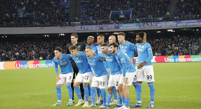 Formazioni ufficiali Napoli Braga