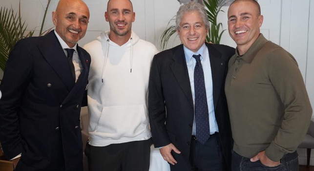 Spalletti, il prof Giordano e i fratelli Cannavaro a pranzo insieme quest'oggi | FOTO