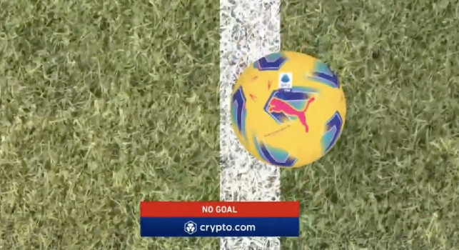 Szczesny para sulla linea un tiro di Di Lorenzo, la tecnologia conferma che non era goal | FOTO
