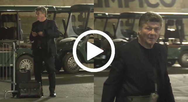 Mazzarri da solo dopo Roma-Napoli! Non rientra con la squadra dopo la partita | VIDEO CN24