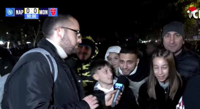 Napoli Monza 0-0, guardate la reazione dei napoletani allo stadio Maradona | VIDEO