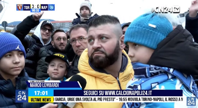 Torino-Napoli 3-0, che delusione: guardate la reazione dei napoletani in trasferta | VIDEO