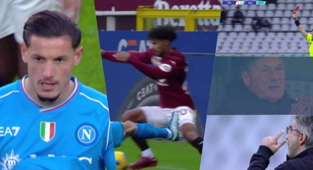 Mazzocchi espulso dopo 5 minuti! Ecco la reazione dei napoletani a Torino | VIDEO
