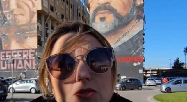 Addio al murales di Maradona a San Giovanni a Teduccio, la reazione dei cittadini | VIDEO CN24