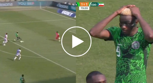 Coppa d'Africa - Nigeria-Guinea 1-1: Osimhen si divora un gol clamoroso! | VIDEO