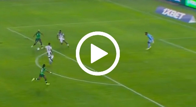 Nigeria-Camerun 1-0 al primo tempo, gol di Lookman su assist di Osimhen | VIDEO