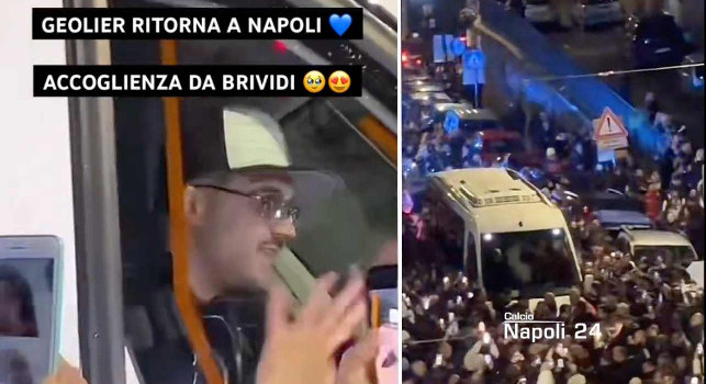 Apoteosi Geolier, accoglienza da brividi per il suo ritorno a Napoli | VIDEO