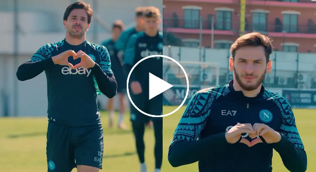 Buon San Valentino da... Natan, Simeone e Kvara! | VIDEO
