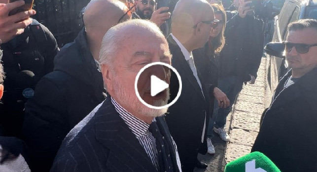 Napoli-Barcellona, il pronostico di De Laurentiis: Sapete chi è favorito stasera? | VIDEO CN24