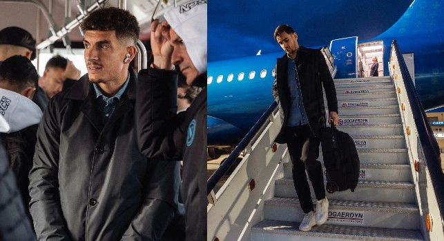 Cagliari-Napoli, azzurri atterrati in Sardegna: gesto splendido di capitan Di Lorenzo | FOTO