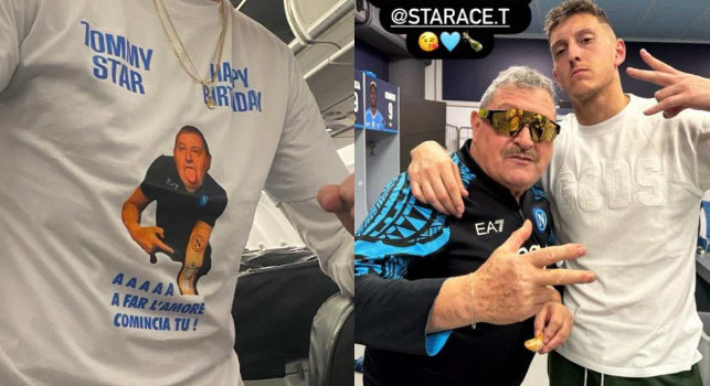 Gollini sfoggia una maglia speciale per il compleanno di Starace | FOTO